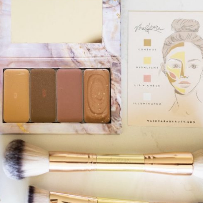 How to Apply Seint IIID Foundation with the Blush and Bronzer Brush