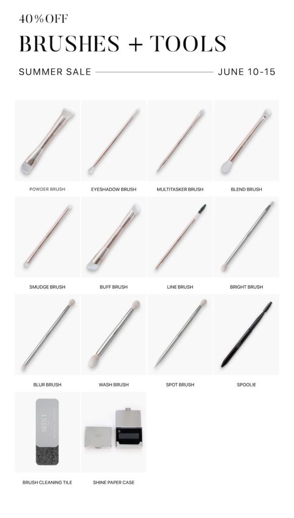 seint summer sale on brushes and tools